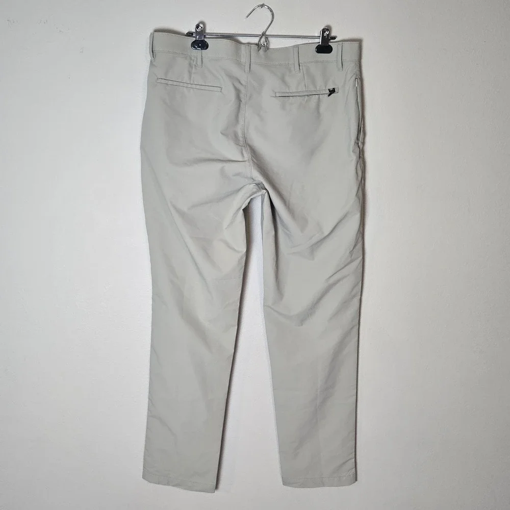 Banana Republic Pants Mens 36x32 Khaki Beige Slim Fit Stretch Chino Golf Casual